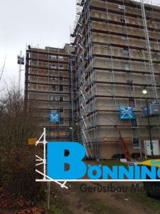 Gerüstbau Bönninger Referenzprojekt Aubenastraße Schwarzenbeck