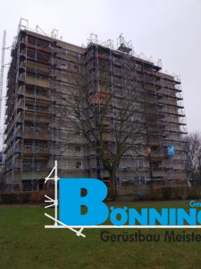 Gerüstbau Bönninger Referenzprojekt Aubenastraße Schwarzenbeck