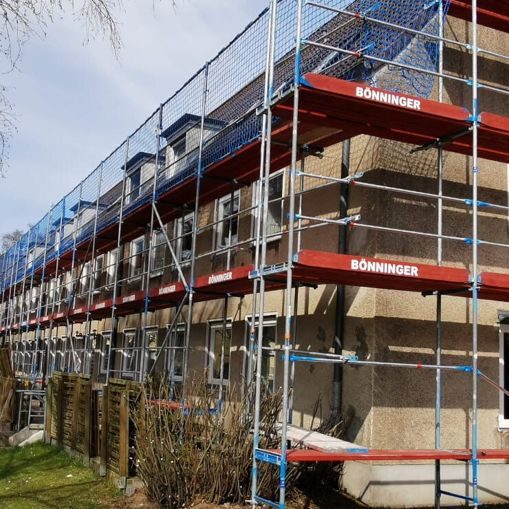 Gerüstbau Bönninger Referenzprojekt Rehsprung Lübeck