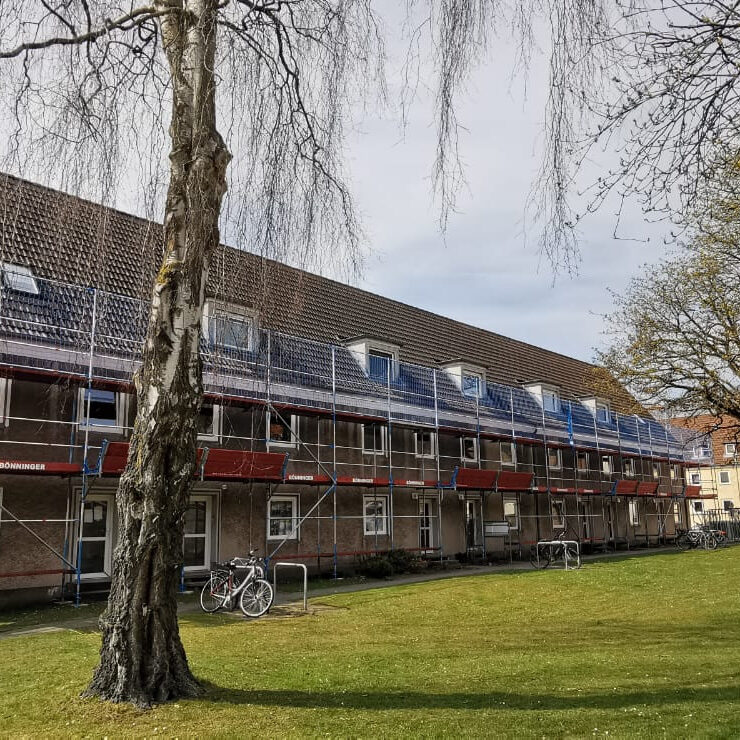 Gerüstbau Bönninger Referenzprojekt Rehsprung Lübeck