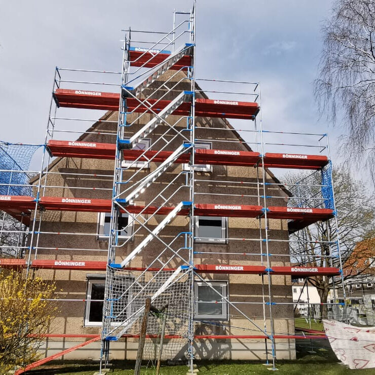 Gerüstbau Bönninger Referenzprojekt Rehsprung Lübeck