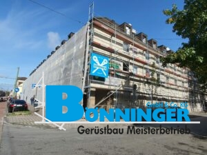 Gerüstbau Bönninger Referenzprojekt Fassadenarbeiten Siedlung Marxloh Duisburg