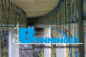Gerüstbau Bönninger Referenzprojekt Brückensanierung Paderborn