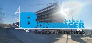 Gerüstbau Bönninger Referenzprojekt Neubau Büro Produktionshaus