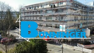 Gerüstbau Bönninger Referenzprojekt Sanierung eines Bestandsgebäudes