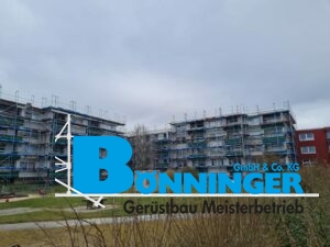 Gerüstbau Bönninger Referenzprojekt Sanierung Wohnkomplex