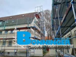 Gerüstbau Bönninger Referenzprojekt Sanierung eines Wohnkomplex