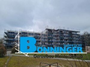 Gerüstbau Bönninger Referenzprojekt Sanierung Wohnkomplex