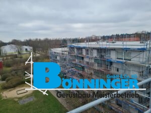 Gerüstbau Bönninger Referenzprojekt Sanierung Wohnkomplex