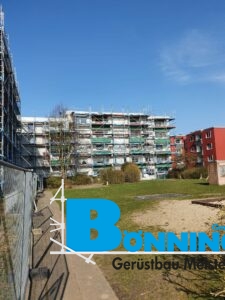 Gerüstbau Bönninger Referenzprojekt Sanierung Wohnkomplex