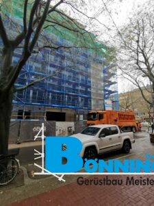 Gerüstbau Bönninger Referenzprojekt Errichtung Büro- und Wohnhaus