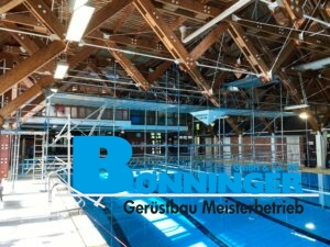 Gerüstbau Bönninger Referenzprojekt Gerüstüberbrückung für statische Untersuchung