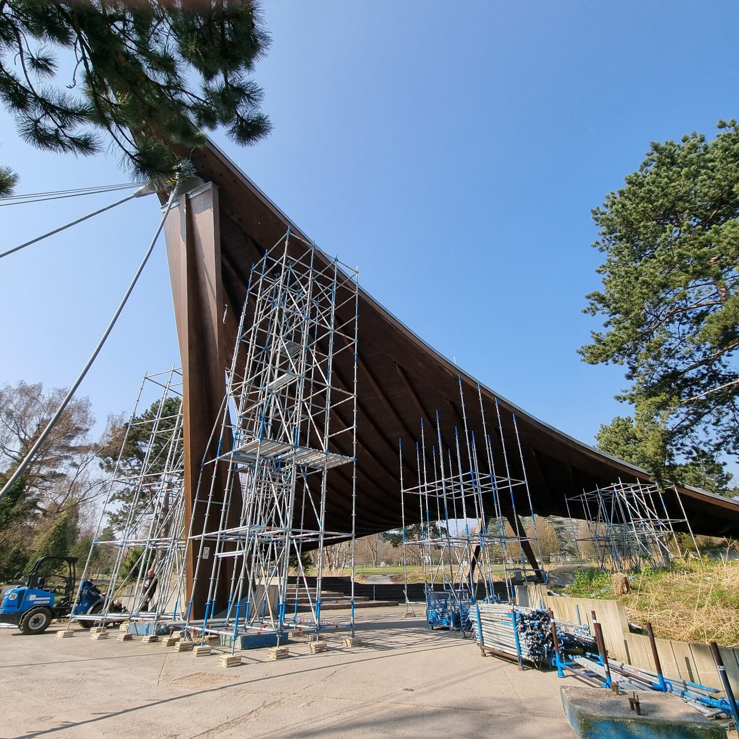 Gerüstbau Bönninger Referenzprojekt Heavy Metal im Westfalenpark
