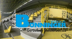 Gerüstbau Bönninger Referenzprojekt Erstellung Zwischenebene BVB Stadion