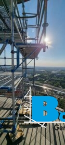 Gerüstbau Bönninger Referenzprojekt Raumgerüst aus Modulmaterial