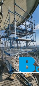 Gerüstbau Bönninger Referenzprojekt Raumgerüst aus Modulmaterial