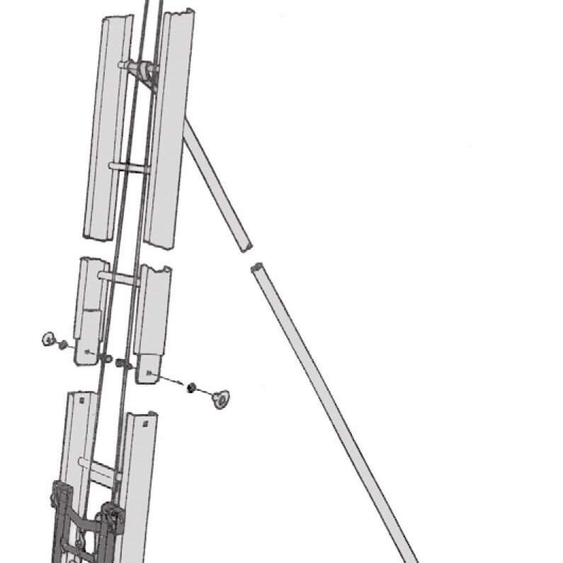 Möbelaufzug mieten Dortmund – GEDA Fixlift 250 kg Schrägbauaufzug