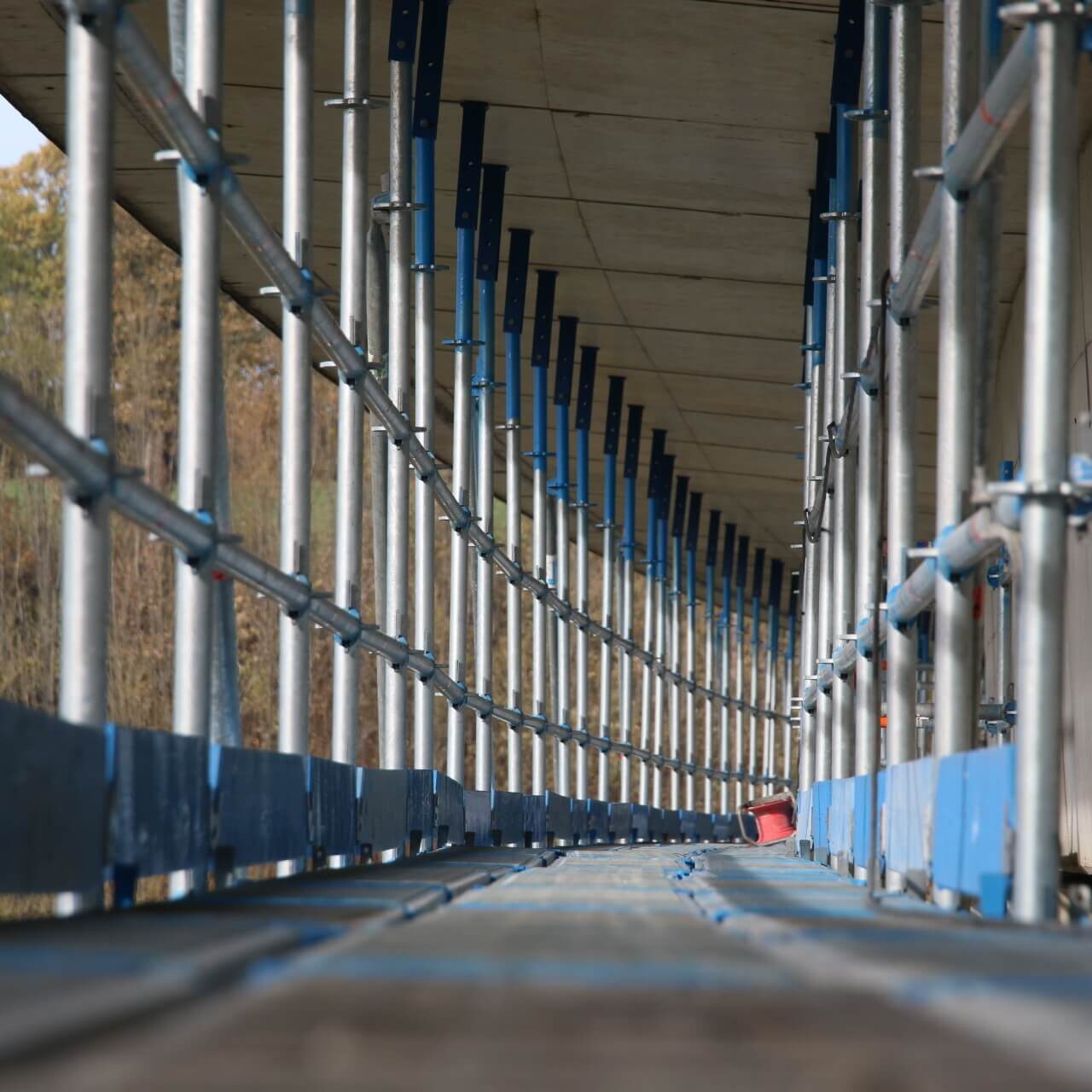 Gerüstbau Bönninger Referenzprojekt Brückenrüstung Dortmund (Haxtergrund)