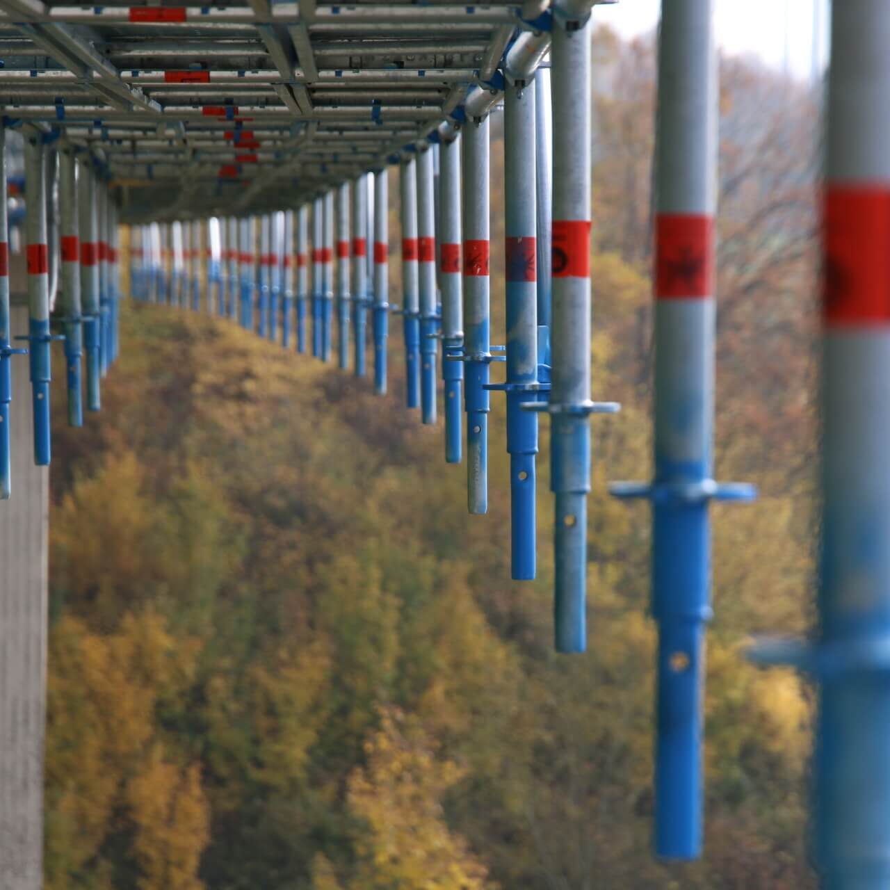 Gerüstbau Bönninger Referenzprojekt Brückenrüstung Dortmund (Haxtergrund)