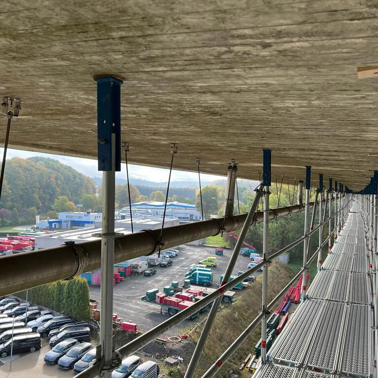 Gerüstbau Bönninger Referenzprojekt Brückenrüstung Dortmund (Saßmicke)