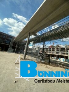 Gerüstbau Bönninger Referenzptojekt Entstehung eines Quartiers