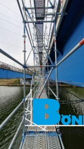 Gerüstbau Bönninger Referenzprojekt Sanierung und Ausbesserung Brücke