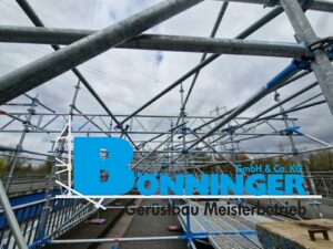 Gerüstbau Bönninger Referenzprojekt Sanierung und Ausbesserung Brücke