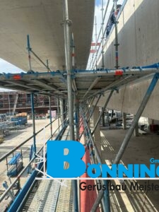 Gerüstbau Bönninger Referenzptojekt Entstehung eines Quartiers