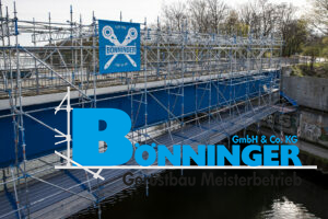 Gerüstbau Bönninger Referenzprojekt Sanierung und Ausbesserung Brücke