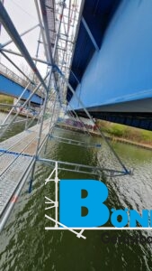 Gerüstbau Bönninger Referenzprojekt Sanierung und Ausbesserung Brücke