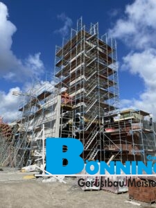 Gerüstbau Bönninger Referenzptojekt Entstehung eines Quartiers