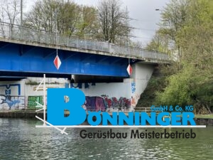 Gerüstbau Bönninger Referenzprojekt Sanierung und Ausbesserung Brücke