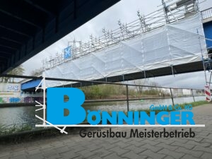 Gerüstbau Bönninger Referenzprojekt Sanierung und Ausbesserung Brücke
