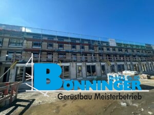 Gerüstbau Bönninger referenzprojekt Neubau von Wohnräumen