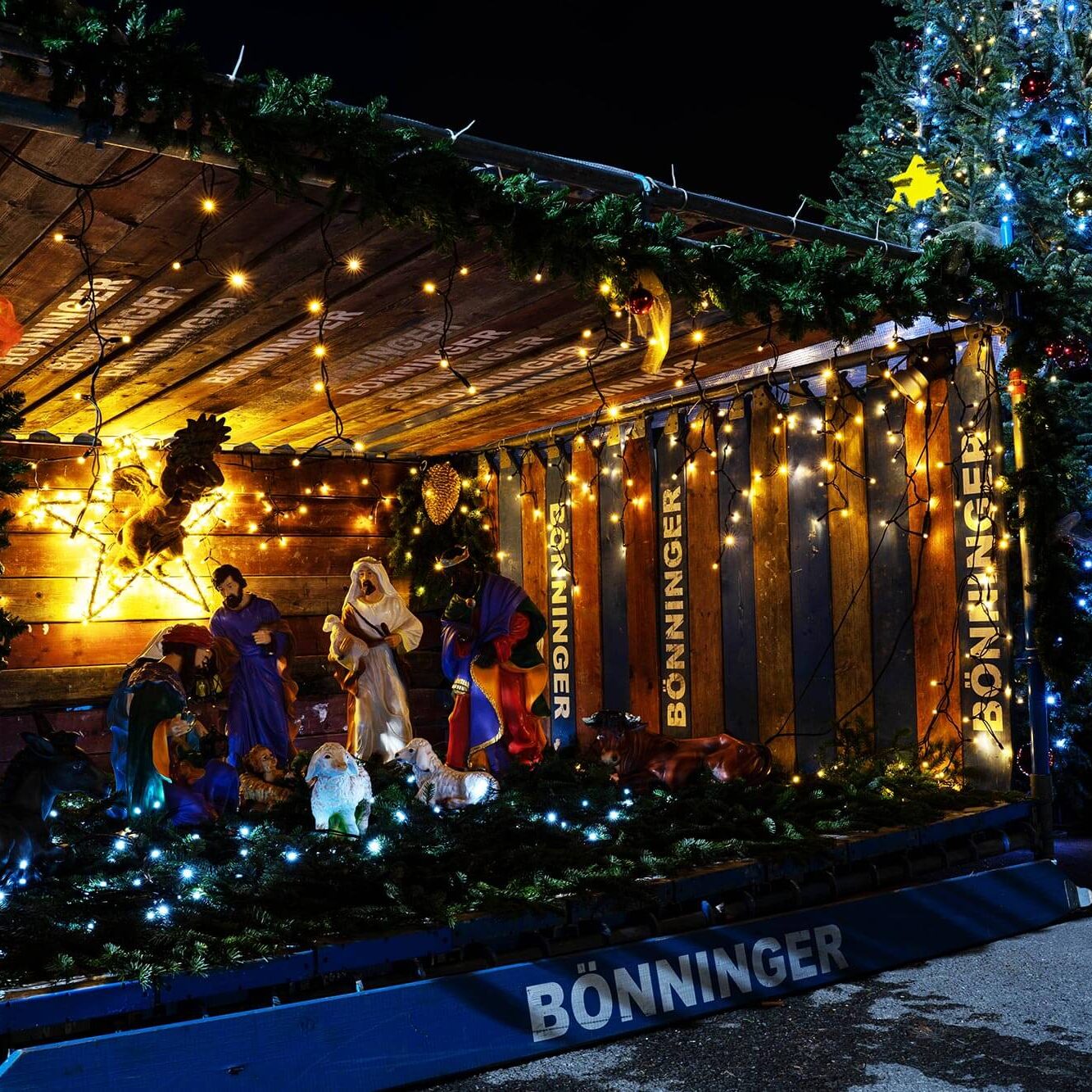 Gerüstbau Bönninger Dortmund: Weihnachtskrippe