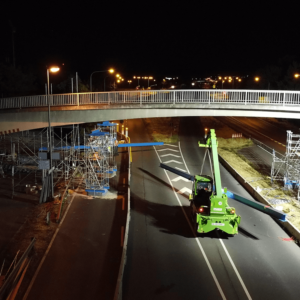 Gerüstbau Bönninger Referenzptojekt Stahlbau Brücke Aschaffenburg