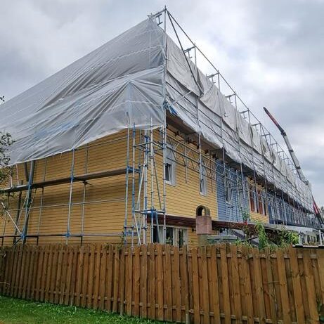 Gerüstbau Bönninger Leistungen Wetterschutzdach Gelsenkirchen
