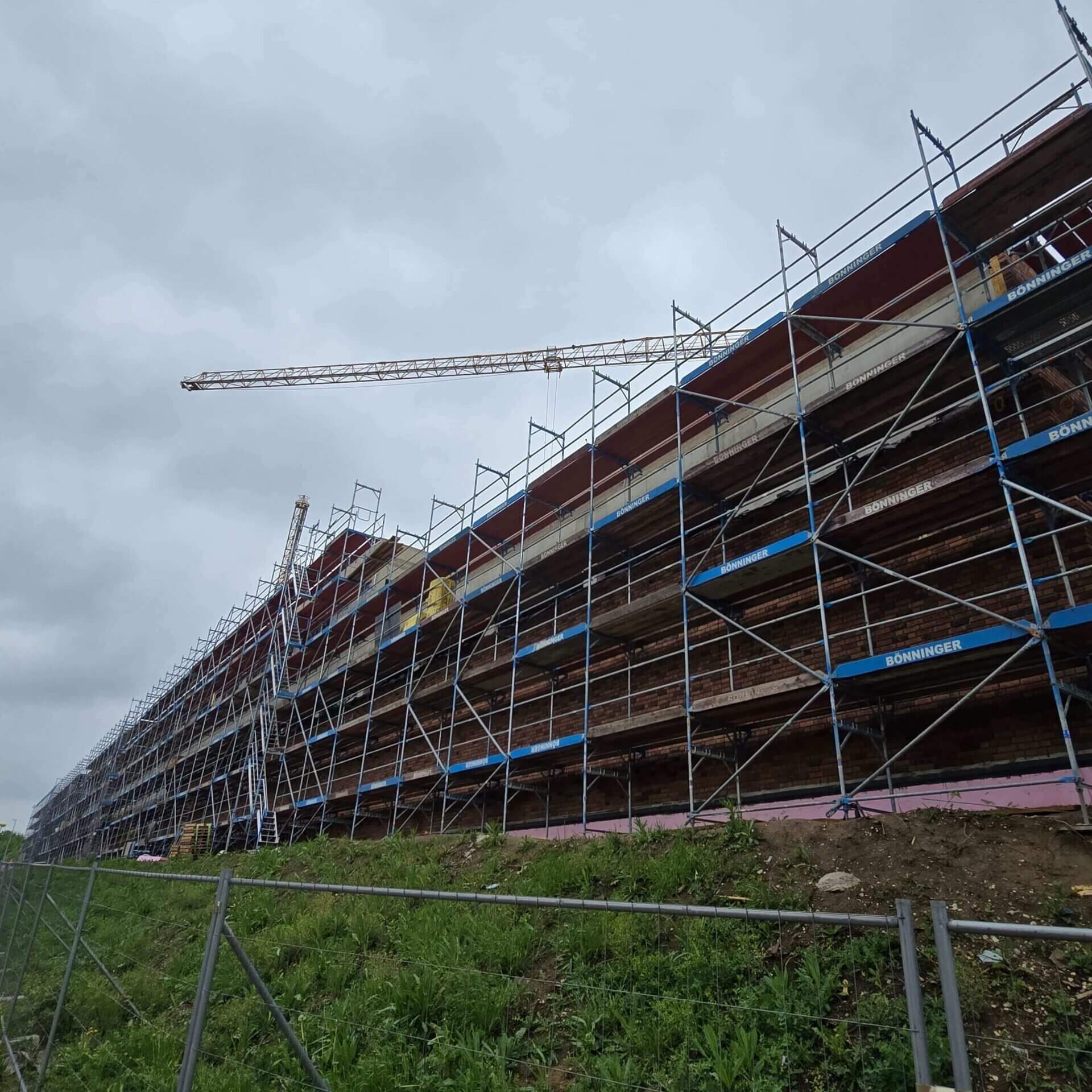 Gerüstbau Bönninger Leistungen Fassadengerüste Florianweg Herne (Dortmund, NRW, Deutschland)
